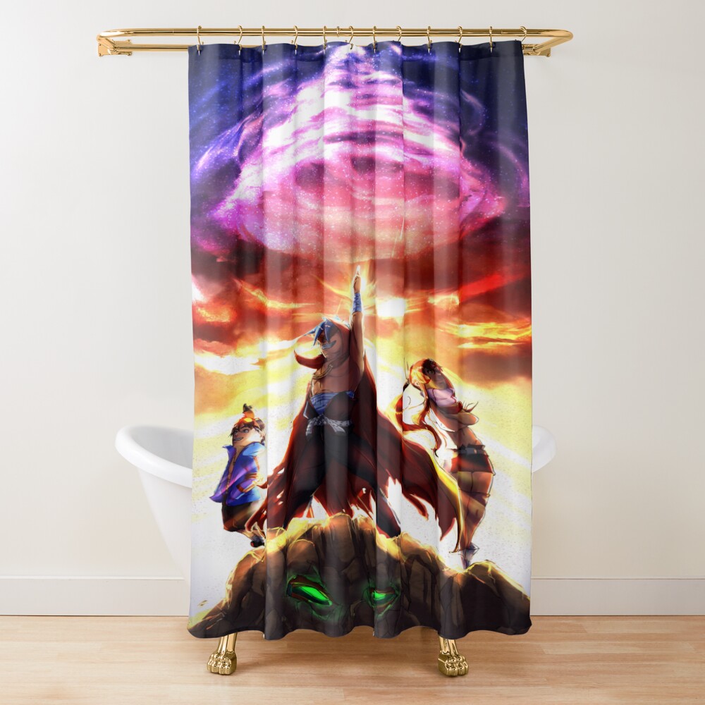 Gurren Lagann Piercing The Heavens Shower Curtain