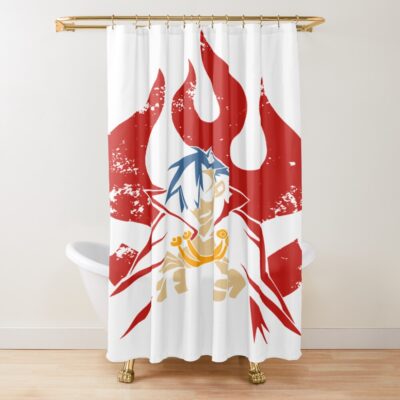 Kamina Anime Shower Curtain