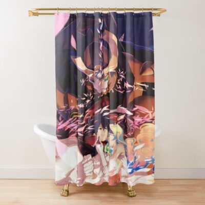 Gurren Lagann All In One Anime Shower Curtain