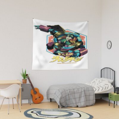 Vintage Action Cartoon Anime Film Comedy Movie Tapestry