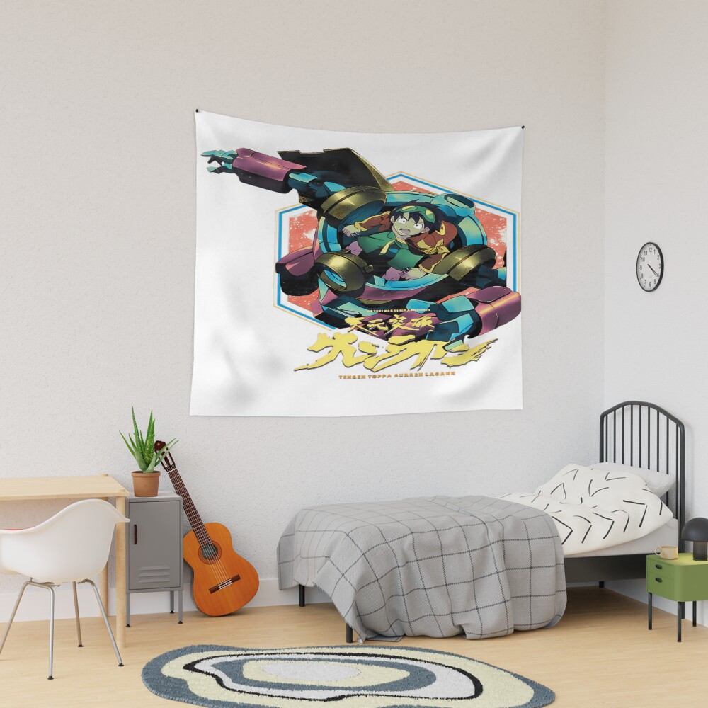Vintage Action Cartoon Anime Film Comedy Movie Tapestry