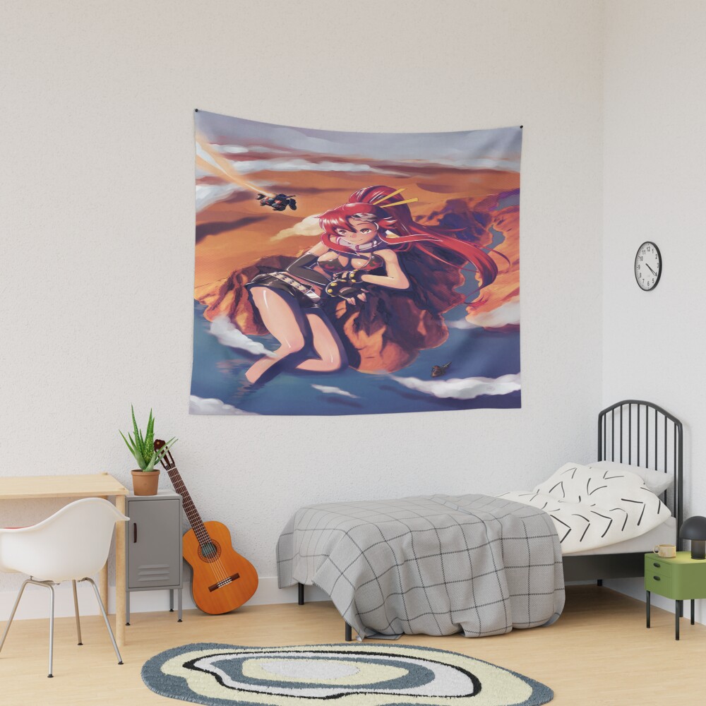 Yoko Littner Tengen Toppa Lagann Gurren Giantess Version W O Typo Tapestry