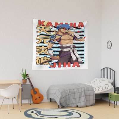 Kamina Gurren Lagann Urban Anime Design Tapestry