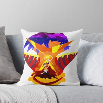 Kamina Gurren Lagann Throw Pillow