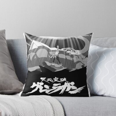 Gurren Lagann Graphic Throw Pillow