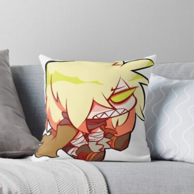Tengen Toppa Gurren Lagann Viral Sticker Throw Pillow
