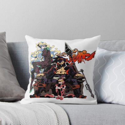 Gurren Lagann Aesthetic Throw Pillow