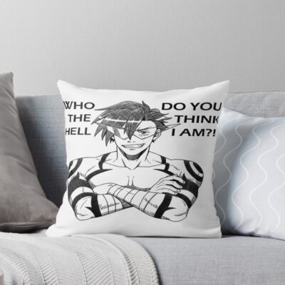 Kamina Anime Throw Pillow